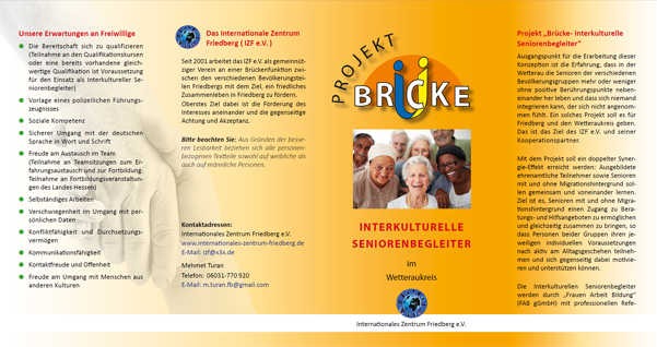 Flyer: Interkultureller Seniorenbegleiter 